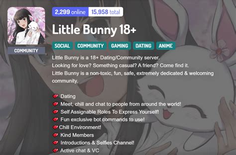 discord loli server|Join the Little Bunny 18+ Discord Server!.